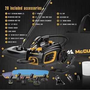 Steam Cleaner with 20 accessories